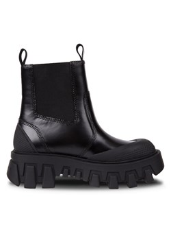 Tommy Jeans Sztyblety Tjw Chunky Chelsea Mix Material EN0EN02375 Czarny ze sklepu MODIVO w kategorii Botki - zdjęcie 181064582