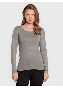 ICHI Sweter Mafa 20102553 Szary Regular Fit ze sklepu MODIVO w kategorii Swetry damskie - zdjęcie 181064591