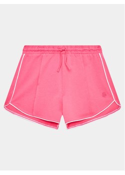 United Colors Of Benetton Szorty sportowe 3BL0C901E Różowy Regular Fit ze sklepu MODIVO w kategorii Spodenki dziewczęce - zdjęcie 181064611