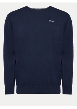 Guess Sweter M4YR01 Z3052 Granatowy Regular Fit ze sklepu MODIVO w kategorii Swetry męskie - zdjęcie 181064771