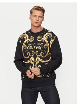 Versace Jeans Couture Bluza 77GAI3RB Czarny Regular Fit ze sklepu MODIVO w kategorii Bluzy męskie - zdjęcie 181064804