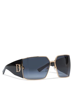 Dsquared2 Okulary przeciwsłoneczne 207654 Czarny ze sklepu MODIVO w kategorii Okulary przeciwsłoneczne damskie - zdjęcie 181064832
