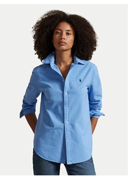 Polo Ralph Lauren Koszula 211970737002 Niebieski Relaxed Fit - id: 0000305017598 - marki Polo Ralph Lauren - 181064833 Polo Ralph Lauren Koszula 211970737002 Niebieski Relaxed Fit ze sklepu MODIVO w kategorii Koszule damskie - zdjęcie 181064833
