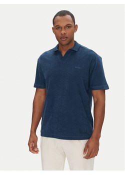 BOSS Polo Pe_Doubletowel 50539869 Granatowy Relaxed Fit ze sklepu MODIVO w kategorii T-shirty męskie - zdjęcie 181064932