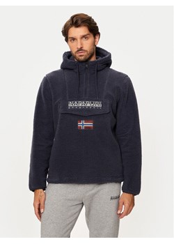 Napapijri Polar T-Burgee NP0A4I5D Granatowy Regular Fit ze sklepu MODIVO w kategorii Bluzy męskie - zdjęcie 181065053