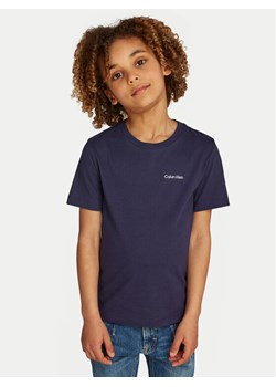Calvin Klein Jeans T-Shirt IU0IU00683 Granatowy Regular Fit ze sklepu MODIVO w kategorii Bluzki dziewczęce - zdjęcie 181065060