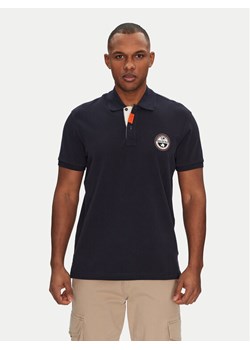 Napapijri Polo E-Clanis NP0A4ID31761 Granatowy Regular Fit ze sklepu MODIVO w kategorii T-shirty męskie - zdjęcie 181065074