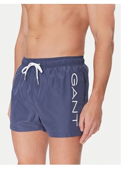 Gant Szorty kąpielowe 920006200 Granatowy Regular Fit ze sklepu MODIVO w kategorii Kąpielówki - zdjęcie 181065212