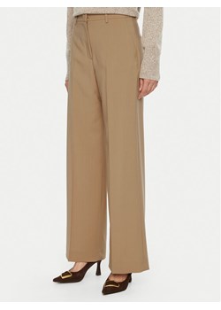 Weekend Max Mara Spodnie palazzo Visivo 2515131041 Beżowy Wide Leg ze sklepu MODIVO w kategorii Spodnie damskie - zdjęcie 181065400