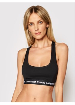 KARL LAGERFELD Biustonosz top Logo 211W2102 Czarny ze sklepu MODIVO w kategorii Biustonosze - zdjęcie 181065520