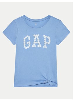 Gap T-Shirt 886009 Niebieski Regular Fit ze sklepu MODIVO w kategorii Bluzki dziewczęce - zdjęcie 181065593