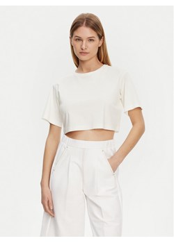 Max Mara T-Shirt 2516941098650 Écru Regular Fit ze sklepu MODIVO w kategorii Bluzki damskie - zdjęcie 181065704