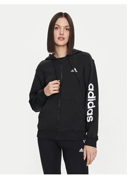 adidas Bluza Essentials Linear IC6863 Czarny Regular Fit ze sklepu MODIVO w kategorii Bluzy damskie - zdjęcie 181065732
