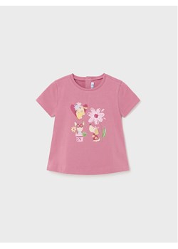 Mayoral T-Shirt 1014 Różowy Regular Fit ze sklepu MODIVO w kategorii Koszulki niemowlęce - zdjęcie 181065754