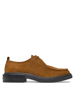 Calvin Klein Półbuty Apron Lace Up Nb HM0HM01636 Brązowy ze sklepu MODIVO w kategorii Półbuty męskie - zdjęcie 181065852