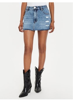 One Teaspoon Spódnica jeansowa 26411 Niebieski Slim Fit - id: 0000304297243 - marki One Teaspoon - 181065920 One Teaspoon Spódnica jeansowa 26411 Niebieski Slim Fit ze sklepu MODIVO w kategorii Spódnice - zdjęcie 181065920
