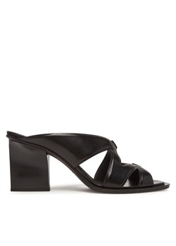 Max Mara Klapki Doublewedge 2514521112600 Czarny ze sklepu MODIVO w kategorii Klapki damskie - zdjęcie 181065981