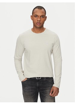 BOSS Longsleeve Tacks 50512111 Beżowy Regular Fit ze sklepu MODIVO w kategorii T-shirty męskie - zdjęcie 181066124