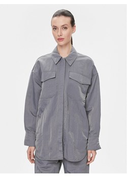 Samsøe Samsøe Koszula Gira F23400007 Szary Oversize ze sklepu MODIVO w kategorii Koszule damskie - zdjęcie 181066141