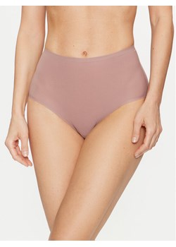 Chantelle Figi klasyczne z wysokim stanem Soft Stretch C26470 Beżowy ze sklepu MODIVO w kategorii Majtki damskie - zdjęcie 181066320