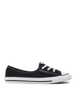 Converse Trampki Chuck Taylor All Star Bellet Lace Slip 566775C Czarny ze sklepu MODIVO w kategorii Trampki damskie - zdjęcie 181066360