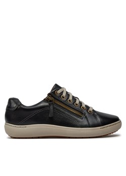 Clarks Sneakersy Nalle Lace 261591244 Czarny ze sklepu MODIVO w kategorii Buty sportowe damskie - zdjęcie 181066501