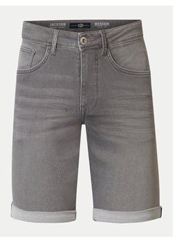 Petrol Industries Szorty jeansowe M-1040-SHO001 Szary Slim Fit ze sklepu MODIVO w kategorii Spodenki męskie - zdjęcie 181066631