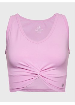 Deha Top A00190 Różowy Slim Fit ze sklepu MODIVO w kategorii Bluzki damskie - zdjęcie 181066662
