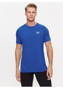 Under Armour T-Shirt Ua Hg Armour Fitted Ss 1361683 Niebieski Fitted Fit ze sklepu MODIVO w kategorii T-shirty męskie - zdjęcie 181066670