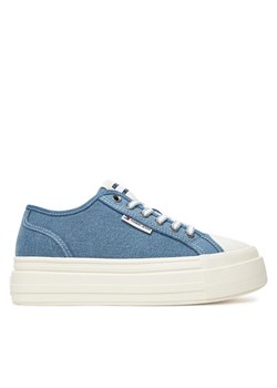 Tommy Jeans Sneakersy Tjw Foxing Flatform Lc EN0EN02736 Niebieski ze sklepu MODIVO w kategorii Buty sportowe damskie - zdjęcie 181066714