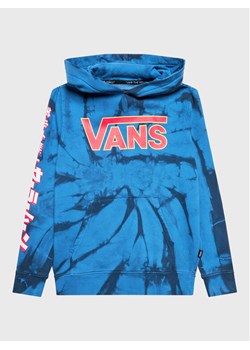 Vans Bluza SAILOR MOON Fleece Tie Dye VN0000AT Niebieski Regular Fit ze sklepu MODIVO w kategorii Bluzy chłopięce - zdjęcie 181066850
