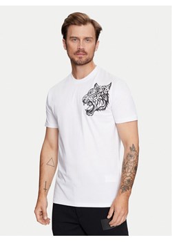 Plein Sport T-Shirt FADC MTK7550 STE003N Biały Regular Fit ze sklepu MODIVO w kategorii T-shirty męskie - zdjęcie 181066852