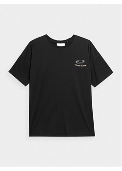 Outhorn T-Shirt OTHAW23TTSHF0843 Czarny Regular Fit ze sklepu MODIVO w kategorii Bluzki damskie - zdjęcie 181066860