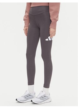adidas Legginsy Essentials Big Logo JH1188 Szary Slim Fit ze sklepu MODIVO w kategorii Spodnie damskie - zdjęcie 181066863