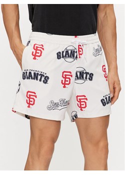 Champion Szorty plażowe 219885 Écru Short Fit ze sklepu MODIVO w kategorii Kąpielówki - zdjęcie 181066870