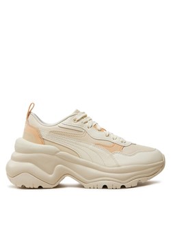 Puma Sneakersy Cilia Wedge 393915 11 Beżowy ze sklepu MODIVO w kategorii Buty sportowe damskie - zdjęcie 181066880