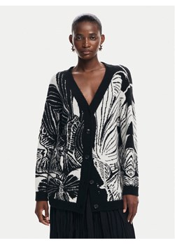 Desigual Kardigan Halifax 24WWJF26 Czarny Regular Fit ze sklepu MODIVO w kategorii Swetry damskie - zdjęcie 181066944