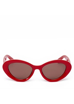JENNY Okulary przeciwsłoneczne 4WF-014-SS25 Czerwony ze sklepu MODIVO w kategorii Okulary przeciwsłoneczne damskie - zdjęcie 181067061