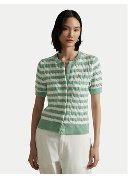 Polo Ralph Lauren Kardigan 211965757001 Zielony Slim Fit ze sklepu MODIVO w kategorii Swetry damskie - zdjęcie 181067071