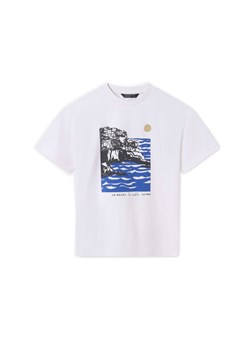Mayoral T-Shirt 6006 Biały Regular Fit ze sklepu MODIVO w kategorii T-shirty chłopięce - zdjęcie 181067253