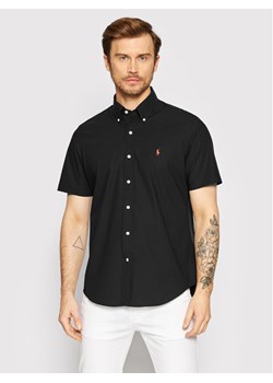 Polo Ralph Lauren Koszula 710867700001 Czarny Custom Fit ze sklepu MODIVO w kategorii Koszule męskie - zdjęcie 181067272