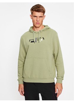 Fila Bluza FAM0511 Zielony Regular Fit ze sklepu MODIVO w kategorii Bluzy męskie - zdjęcie 181067284