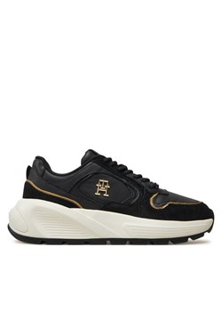 Tommy Hilfiger Sneakersy Chunky Fashion Runner FW0FW08129 Czarny ze sklepu MODIVO w kategorii Buty sportowe damskie - zdjęcie 181067564
