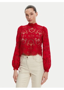 Morgan Bluzka 251-OMBRE Czerwony Regular Fit ze sklepu MODIVO w kategorii Bluzki damskie - zdjęcie 181067590