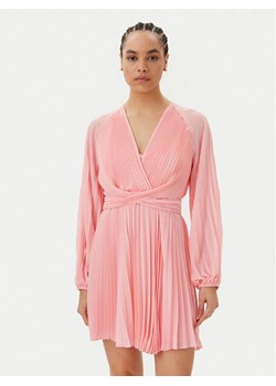 TWINSET Sukienka koktajlowa 251TP2334 Różowy Loose Fit ze sklepu MODIVO w kategorii Sukienki - zdjęcie 181067661