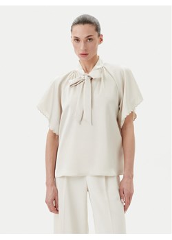 Bruuns Bazaar Bluzka Beckia Wendi BBW4439 Écru Regular Fit ze sklepu MODIVO w kategorii Bluzki damskie - zdjęcie 181067751