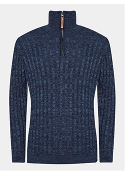INDICODE Sweter Rufus 35-026 Granatowy Regular Fit ze sklepu MODIVO w kategorii Swetry męskie - zdjęcie 181067763