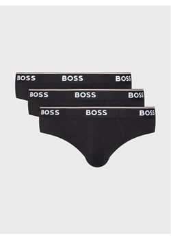 Boss Komplet 3 par slipów Power 50475273 Czarny ze sklepu MODIVO w kategorii Majtki męskie - zdjęcie 181067872