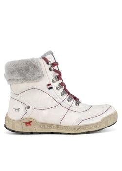 Mustang Botki 1290-607 Biały ze sklepu MODIVO w kategorii Botki - zdjęcie 181067891