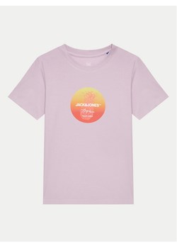 Jack&Jones Junior T-Shirt Joraruba 12257136 Fioletowy Standard Fit ze sklepu MODIVO w kategorii Bluzki dziewczęce - zdjęcie 181067913